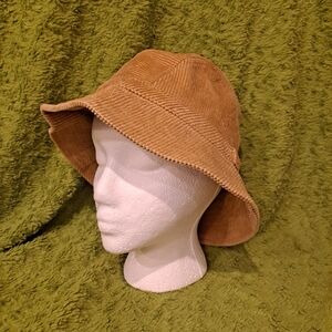 Betmar NY Casual Tan Cotton Corduroy Bucket Hat